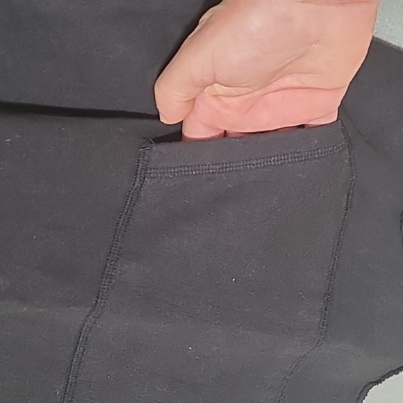 PINK VICTORIA'S SECRET Black Quarter Zip Pullover Sweatshirt Leopard Print - XS - Picture 10 of 16